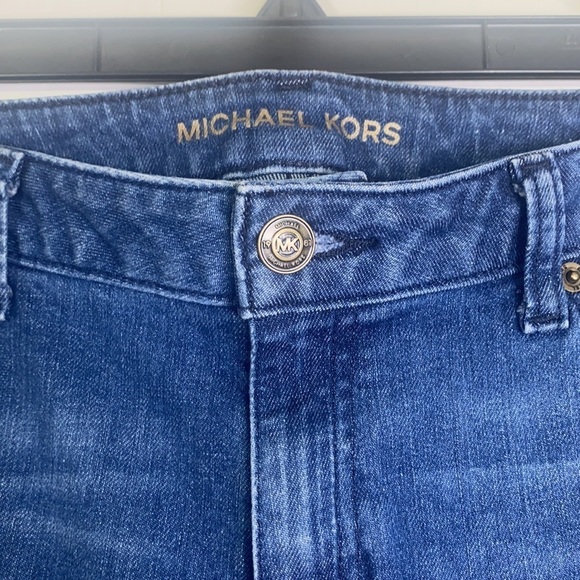 Michael Kors - Izzy Skinny Dark Denim Jeans Size 6 - Picture 4 of 12
